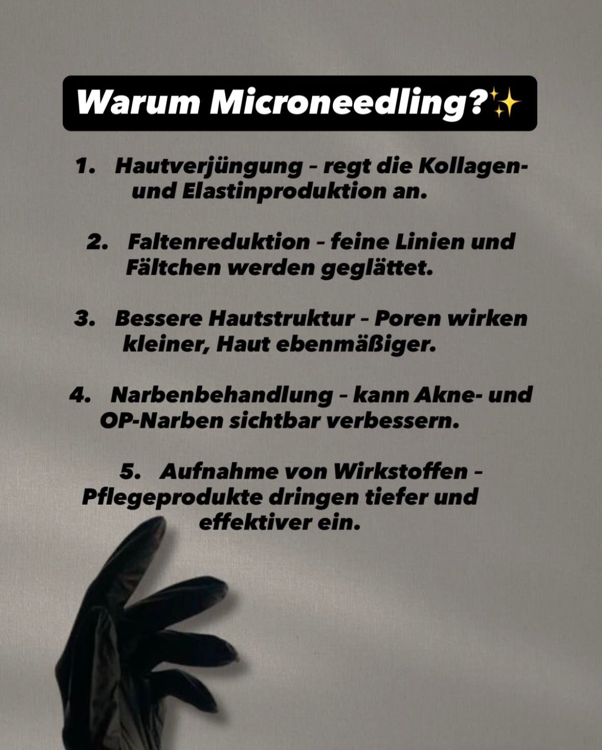 Vorteile von Microneedling